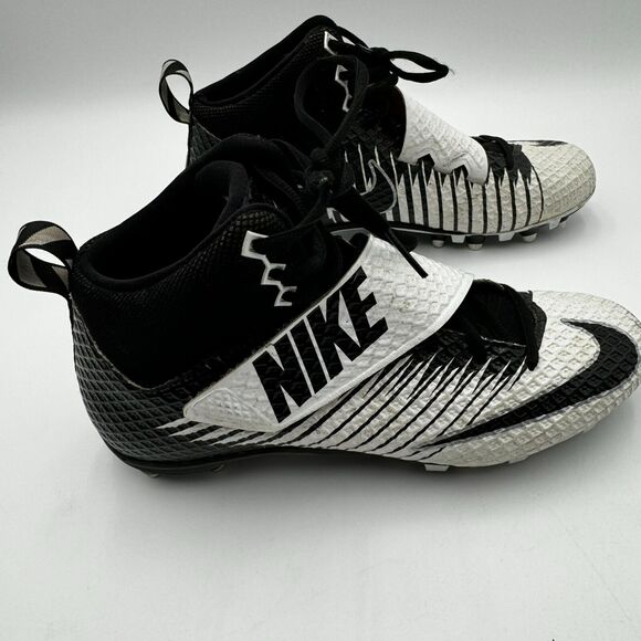 NIKE | Men's size‎ 10 Cleats Black/White Lunarbeast Strike Pro TD Football Shoes - Picture 3 of 9